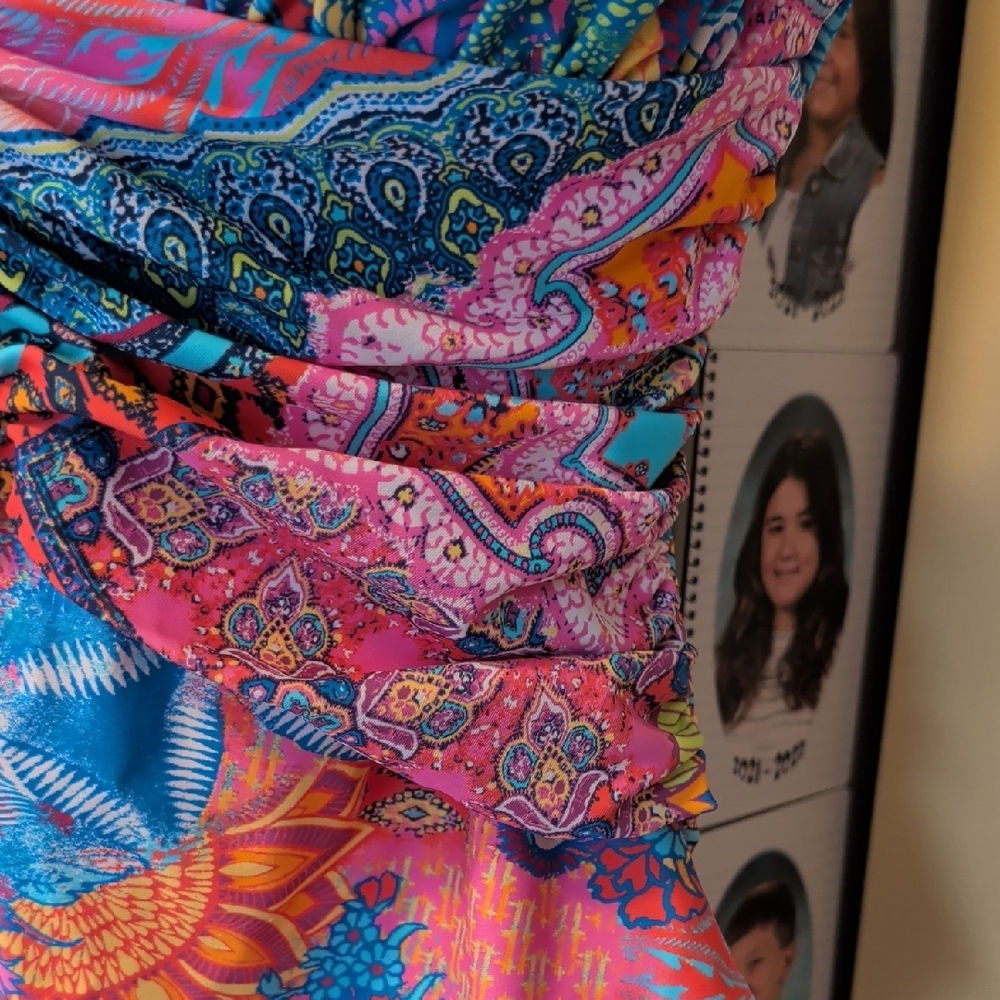 Bleu Rod Beattie Multicolor Paisley One Piece Swimsuit - Picture 3 of 7